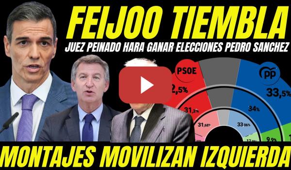 Embedded thumbnail for FEIJÓO ESTÁ ACOJONADO "MONTAJE JUDICIAL JUEZ PEINADO HARÁ GANAR ELECCIONES A PEDRO SÁNCHEZ"
