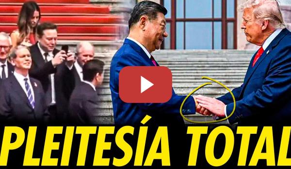 Embedded thumbnail for TRUMP Y SU SÉQUITO RINDEN PLEITESÍA A XI JINPING EN CHINA. PP SE LE VUELVE A CHAFAR EL ARGUMENTARIO