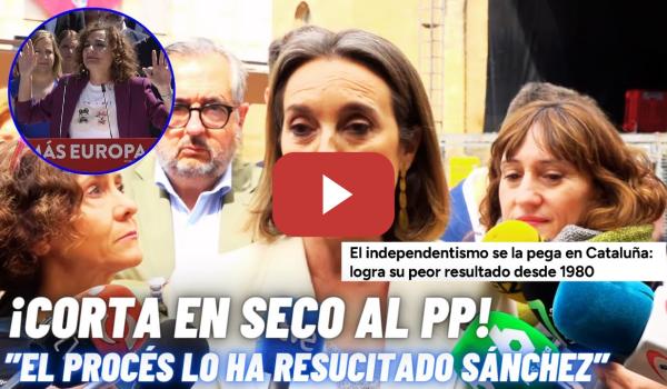 Embedded thumbnail for 🔥Una PERIODISTA CORTA a GAMARRA (PP) tras decir que &quot;SÁNCHEZ ha RESUCITADO el PROCÉS&quot;!😂