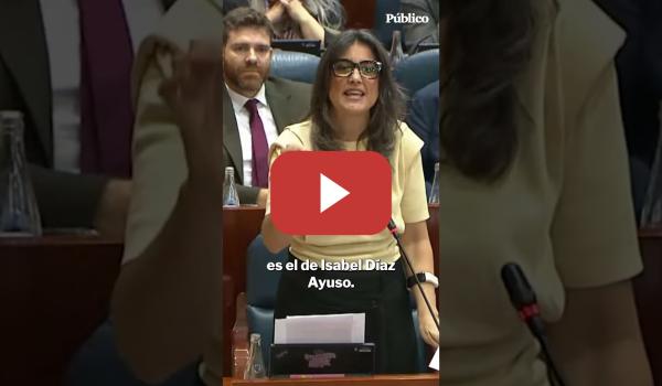 Embedded thumbnail for BERGEROT a DÍAZ AYUSO: &quot;Ustedes dejaron morir a 7291 personas mayores. ¿Dónde está CARLOS MUR?&quot;