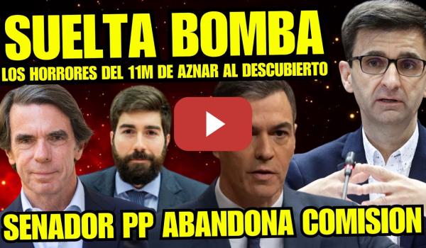 Embedded thumbnail for ¡ZASCA! JOSE PABLO RTVE REVIENTA A FACHA con MUSEO HORRORES DEL PP DURANTE EL ATENTADO 11M DE AZNAR