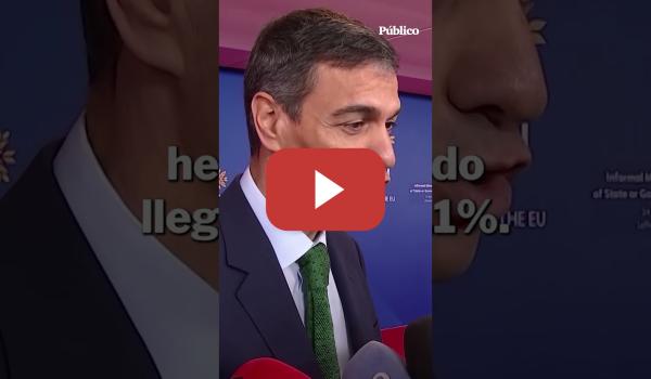 Embedded thumbnail for Pedro Sánchez se pronuncia sobre el mensaje interno del Pentágono: “Tranquilidad”