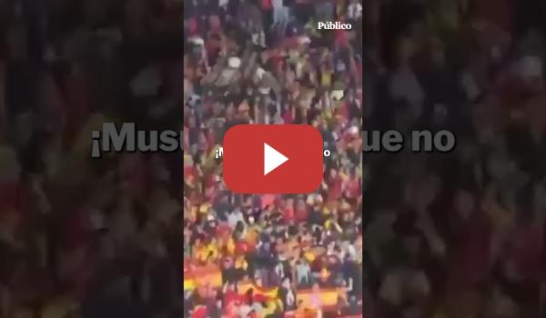 Embedded thumbnail for "¡Musulmán el que no bote!": los cánticos islamófobos durante el partido amistoso España-Egipto