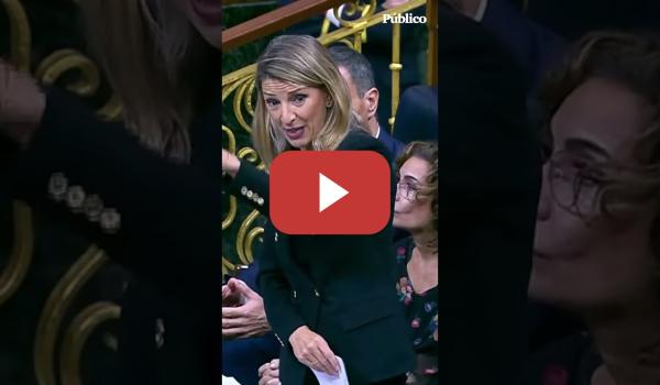 Embedded thumbnail for Yolanda Díaz, sobre la DANA: "El PP de València no sabía que los ERTES estaban disponibles"