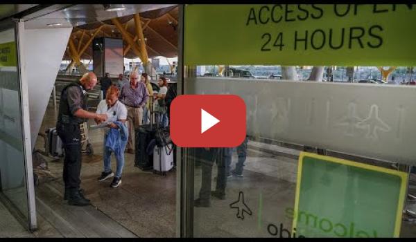 Embedded thumbnail for Primera noche de controles en Barajas por la situación de las personas sin hogar