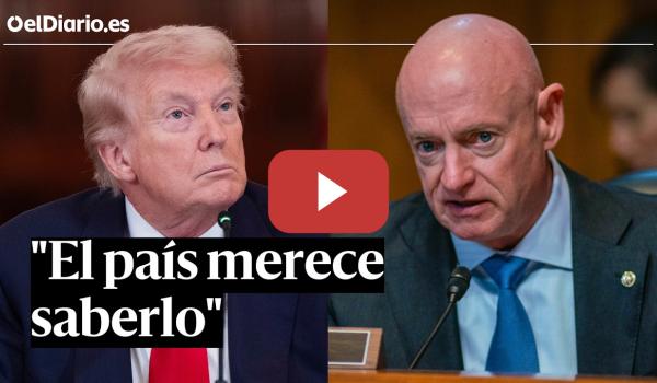 Embedded thumbnail for Mark Kelly, el exmarine que se enfrentó a Trump: "¿Sabía el presidente que esto iba a pasar?"