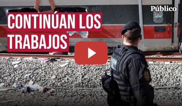 Embedded thumbnail for Desesperación, homenajes y trabajos: las noticias de la mañana del accidente ferroviario en Adamuz