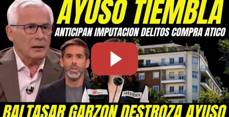 Embedded thumbnail for BALTASAR GARZÓN HACE TEMBLAR A AYUSO Y ANTICIPA IMPUTACIÓN DELITO DE MALVERSACIÓN Y PREVARICACIÓN