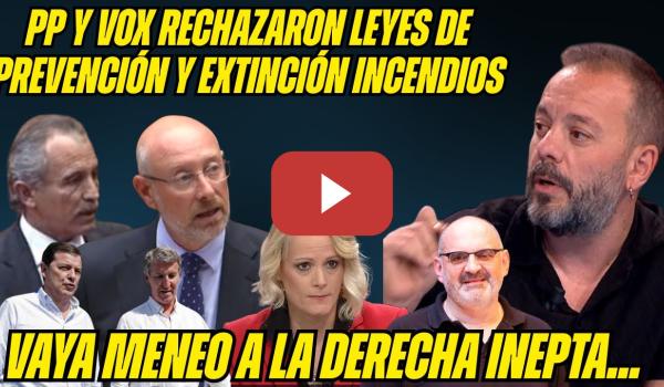 Embedded thumbnail for Maestre DESMONTA las MENTIRAS del PP y VOX sobre los INCENDIOS ¡VOTARON EN CONTRA! Se BURLARON!