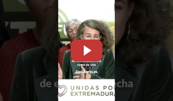 Embedded thumbnail for Irene de Miguel tras las elecciones extremeñas: "Guardiola es la gran perdedora"