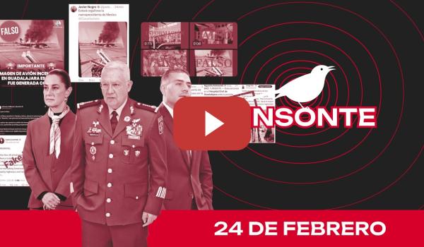 Embedded thumbnail for Drones, fugas y quemas siguen en Jalisco / La guerra mediática de la derecha | SINSONTE 1x97