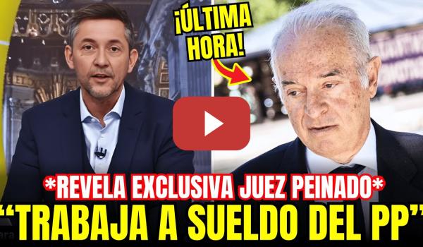 Embedded thumbnail for 💥 Javier Ruiz REVELA SOBRESUELDOS del PP al JUEZ Peinado por su CACERÍA JUDICIAL al GOBIERNO