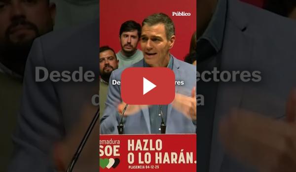 Embedded thumbnail for &quot;La embestida judicial no puede servir para levantar la mano en todo con Sánchez&quot;, por Chema Molina