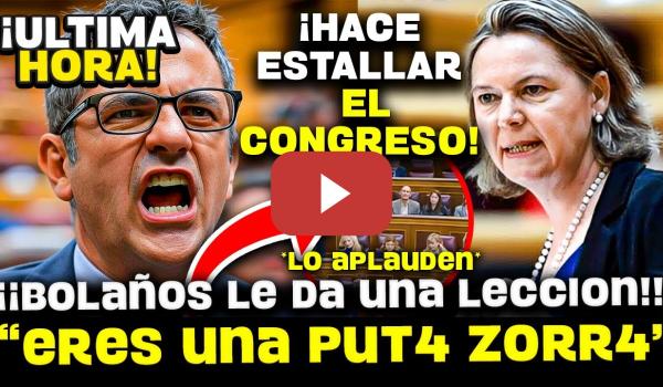 Embedded thumbnail for 💥BOLAÑOS DESTROZA A LA “BRUJA” DEL PP POR BURLARSE DE LAS MUJERES: ¡LE ARRUINA EL VERANO EN DIRECTO!