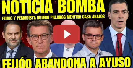 Embedded thumbnail for BOFETADA AMIGO DE FEIJÓO “GONZALO MIRÓ Y MANUEL RICO DESTROZAN BULO CASA ÁBALOS” AYUSO DIMITE YA