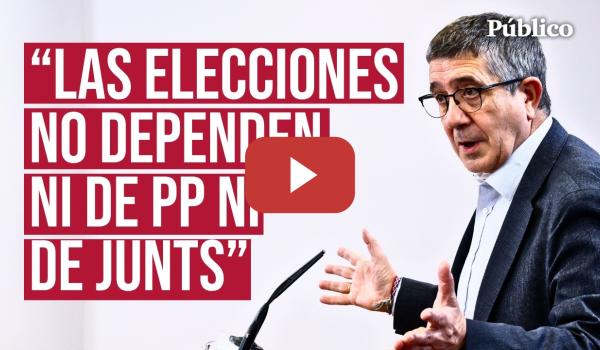 Embedded thumbnail for PATXI LÓPEZ PP VOX JUNTS ELECCIONES