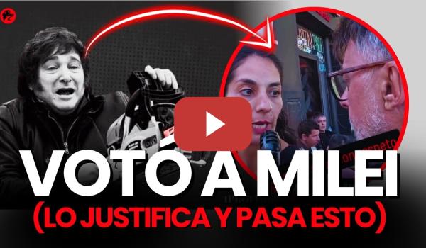 Embedded thumbnail for Una votante de Milei intenta explicar su voto… y pasa esto