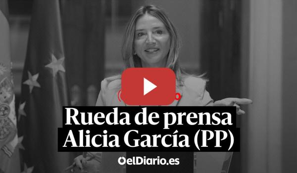 Embedded thumbnail for 🔴 DIRECTO | La portavoz del PP en el Senado, Alicia García, ofrece una rueda de prensa