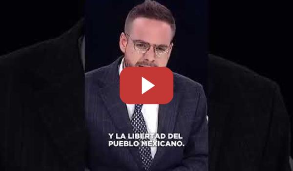 Embedded thumbnail for Periodista español en México pidiendo perdón