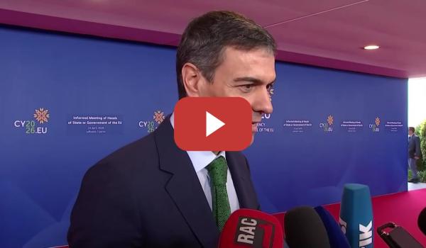 Embedded thumbnail for Sánchez resta importancia al correo electrónico del Pentágono sobre expulsar a España de la OTAN