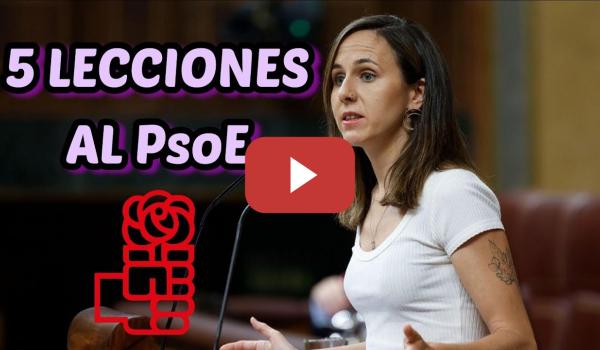 Embedded thumbnail for LAS 5 LECCIONES DE IONE BELARRA AL PsoE QUE TODOS DEBERÍAMOS ESCUCHAR