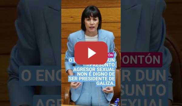 Embedded thumbnail for Ana Pontón: «O encubridor dun presunto agresor sexual non é digno de ser presidente de Galiza»