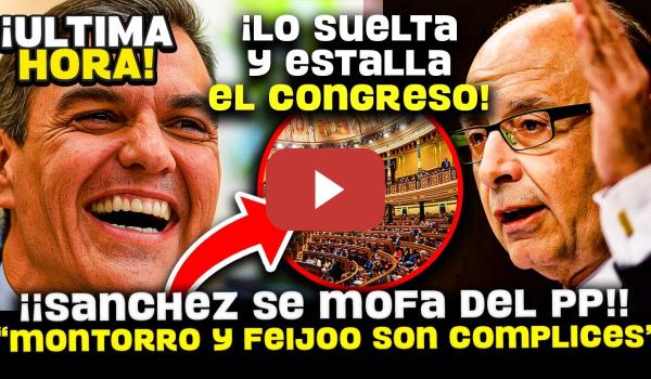 Embedded thumbnail for 💥¡¡BOMBAZO!! SANCHEZ DESTROZA A  FEIJOO POR EL ROBO MILLONARIO DE MONTORO