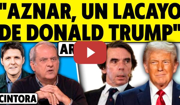Embedded thumbnail for "AZNAR ES UN LACAYO DE TRUMP". EL 'NO A LA GUERRA' DE JAVIER AROCA