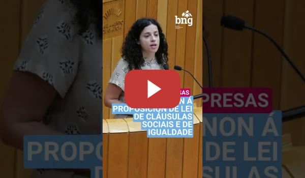 Embedded thumbnail for Noa Presas «O PP di NON á 𝗣𝗿𝗼𝗽𝗼𝘀𝗶𝗰𝗶𝗼‌𝗻 de 𝗰𝗹𝗮‌𝘂𝘀𝘂𝗹𝗮𝘀 𝘀𝗼𝗰𝗶𝗮𝗶𝘀 𝗲 𝗱𝗲 𝗶𝗴𝘂𝗮𝗹𝗱𝗮𝗱𝗲. Os do NON son vostedes»