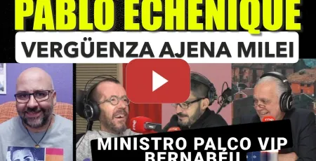 Embedded thumbnail for Pablo Echenique sobre Milei y al PSOE, Ser zurdo se demuestra en el BOE, no en palco de Florentino.