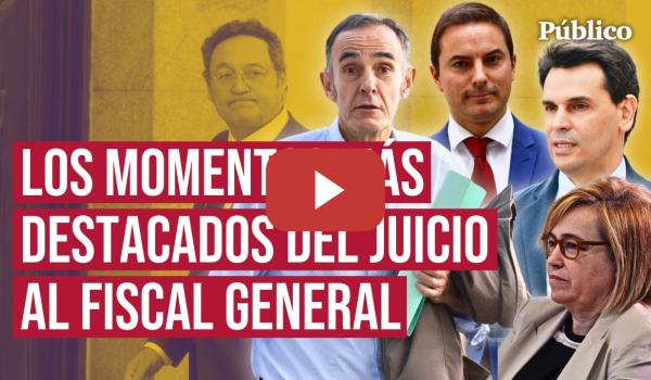 Embedded thumbnail for Lo más destacado del juicio al FISCAL GENERAL: del bulo de MAR al victimismo de la pareja de AYUSO