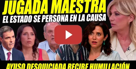 Embedded thumbnail for JUGADA MAESTRA: EL ESTADO SE PERSONA EN LA CAUSA. AYUSO DESQUICIADA RECIBE HUMILLACIÓN DE AROCA