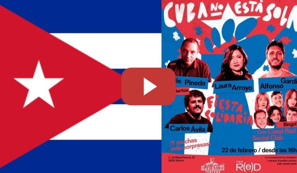 Embedded thumbnail for EVENTO EN GARIBALDI POR CUBA #Garibaldi #CanalRed #ElTablero #Cuba