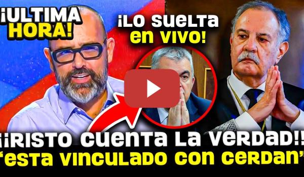 Embedded thumbnail for 💥 ¡¡ESCANDALO!! RISTO MEJIDE VINCULA LA CORRUPCION DE CERDAN CON EL JUEZ HURTADO