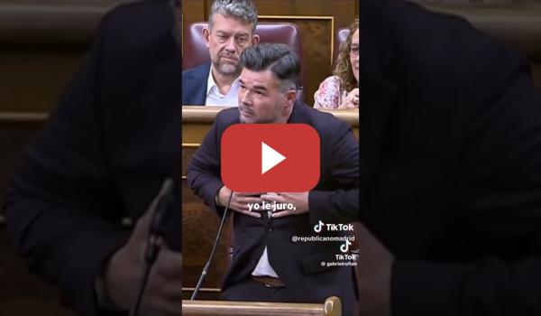 Embedded thumbnail for Gabriel Rufián vacilando a Vito Quiles
