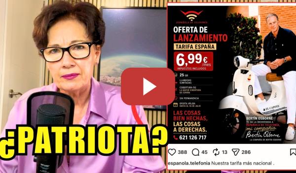 Embedded thumbnail for BERTÍN OSBORNE HACE EL RIDÍCULO CON SU NUEVA EMPRESA DE TELEFONÍA MÓVIL