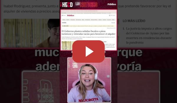 Embedded thumbnail for Marina Lobo se lo explica al Gobierno en el tema vivienda: &quot;Vais por detrás&quot;