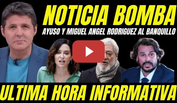 Embedded thumbnail for AYUSO Y MIGUEL ÁNGEL RODRÍGUEZ AL BANQUILLO "PERIODISTAS AMENAZADOS DECLARAN ANTE JUEZ"