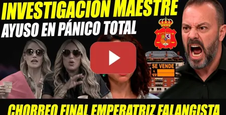 Embedded thumbnail for BOMBAZO: MAESTRE DEJA A AYUSO EN COMA POLÍTICO. ÁTICO, RATAS Y RESIDENCIAS. CHORREO ALBA CARRILLO