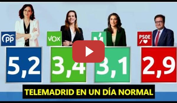 Embedded thumbnail for Telemadrid en un día normal