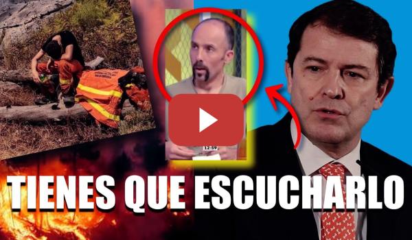 Embedded thumbnail for Un bombero forestal explota en directo en TVE: &quot;¿cuántos muert*s más hay que poner sobre la mesa?&quot;