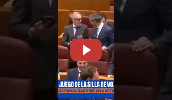 Embedded thumbnail for Dos diputados de VOX se pelean por el sillón