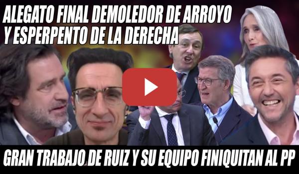 Embedded thumbnail for MAÑANEROS se CORONA👏DEMOLEDOR RETRATO al PP👏Ruiz se parte, Gallego CALIENTA AYUSO y Arroyo TOP