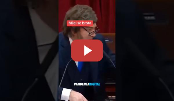 Embedded thumbnail for Milei se brotó en directo inaugurando el año legislativo: “Ladrones, golpistas, asesinos”