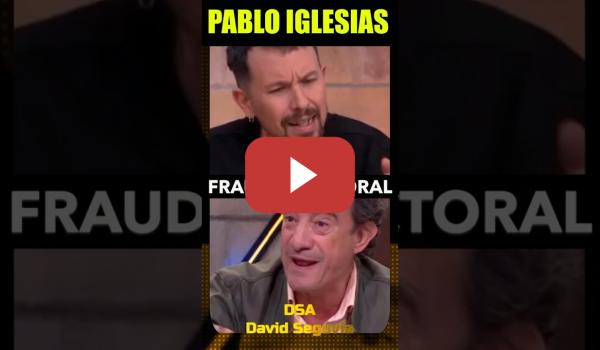 Embedded thumbnail for Pablo Iglesias.  Bulo de fraude electoral.