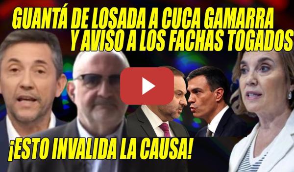 Embedded thumbnail for LOSADA se MOFA de Gamarra y ABOFETEA a los FACHAS TOGADOS⚡¡Royo TAJANTE señala el LAWFARE de manual!