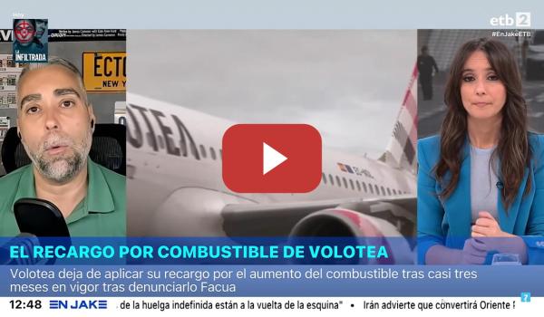 Embedded thumbnail for Rubén Sánchez: "Se puede reclamar a Volotea la devolución del recargo en billetes ya comprados"