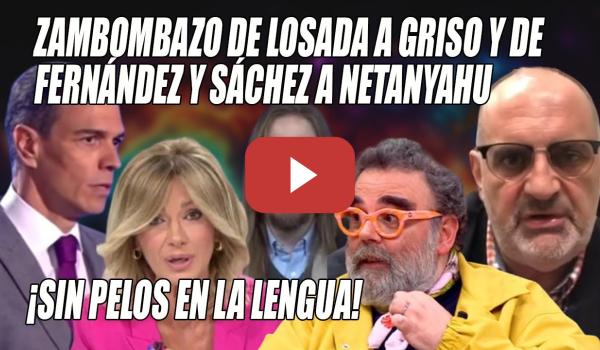 Embedded thumbnail for ZAMBOMBAZO a Susanna Griso y Netanyahu de Losada, Sánchez y Fernández⚡Bob Pop en el CLAVO x Melody