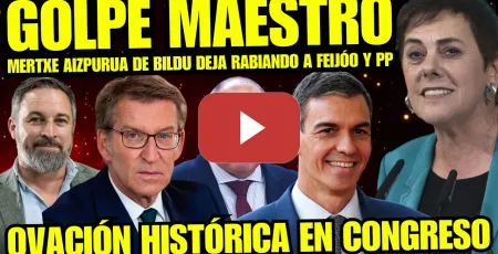 Embedded thumbnail for ¡OVACIÓN HISTÓRICA! MERTXE AIZPURUA DE BILDU HUMILLA A FEIJÓO Y PP POR CORRUPCIÓN EN CEUTA
