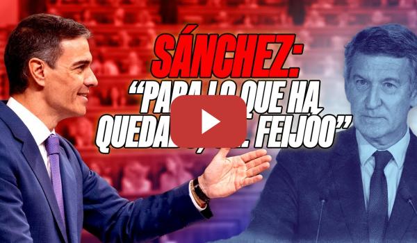 Embedded thumbnail for PSOE / SÁNCHEZ: &quot;PARA LO QUE HA QUEDADO, SR. FEIJÓO&quot;
